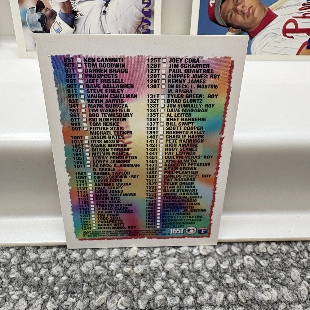 1995 Topps Traded Baseball Partial Base Set‎ Exc Cond